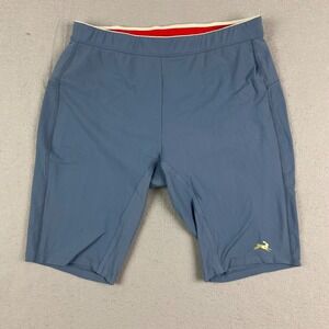 Tracksmith Mens Reggie Half Tights Lined Blue XL $90